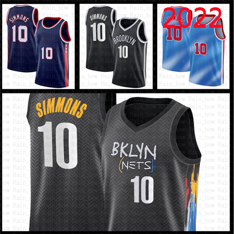 

2022 Basketball Jerseys Kyrie 7 Kevin Ben 10 Durant Simmons 11 72 Biggie Irving Jersey 75th anniversary City Men's Shirts Brooklyn''Nets''Men, 2021 jersey