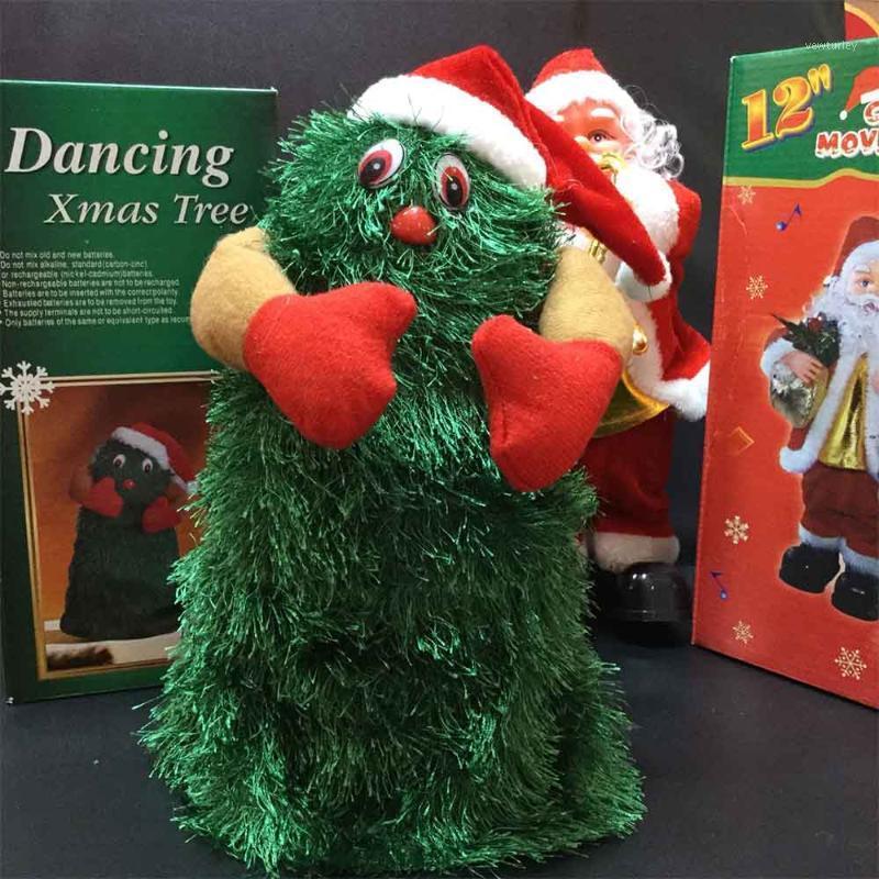 

Electric Christmas Tree Toy Lighting Star Spinning Dance Toy Christmas Ornaments Decoration For Home Party Office1