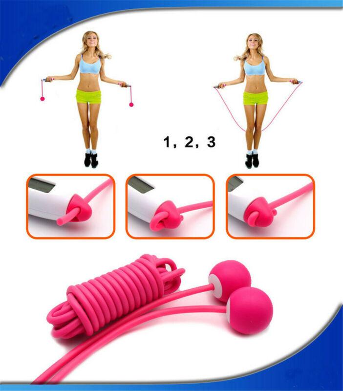 

Digital Smart Digital Speed Jump Jumping Skipping Rope Calorie Counter Timer Gym Fitness Home With Electronic Counter