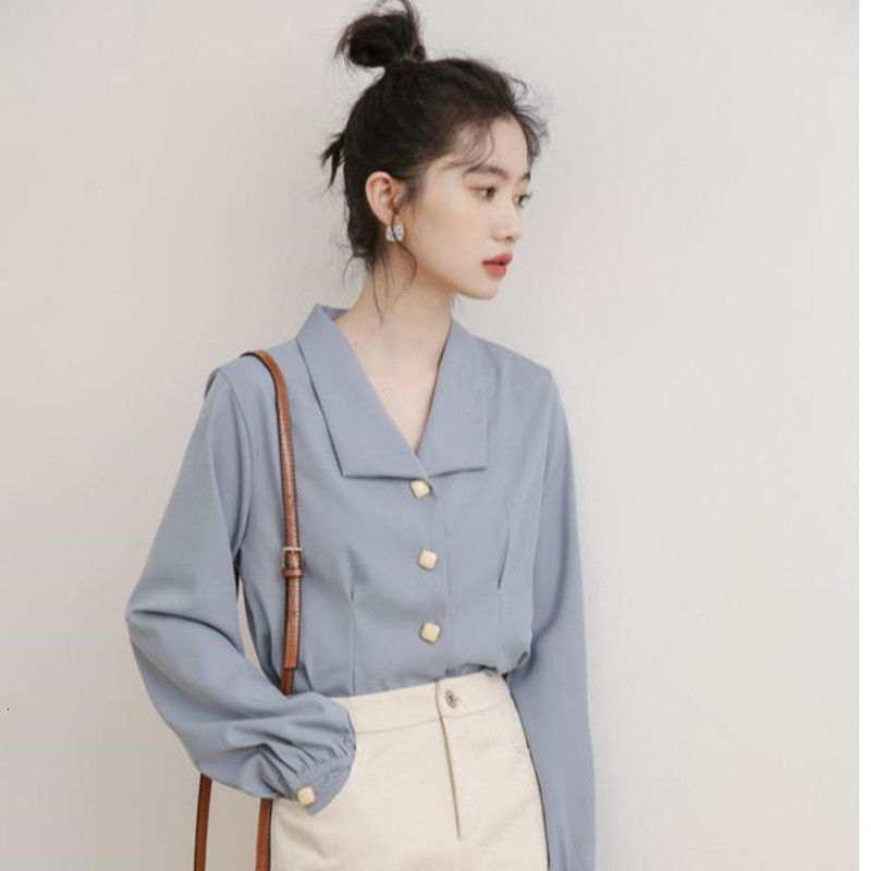 

2021-year-old Single Long-sleeve Chiffon Jersey Spring Simple Hyg1, White