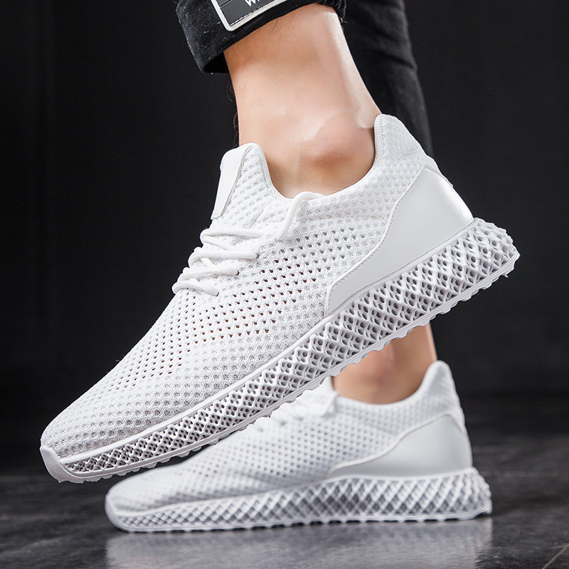 

High Quality Summer Mesh Breathable Men's run Shoes 48 White Comfortable Casual Sneakers 47 Outdoor Jogging Tennis Sports Shoes Size 46, Khaki