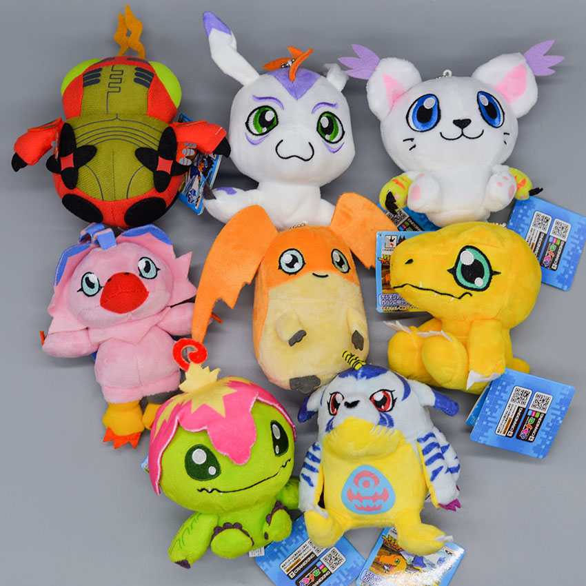 

Plush Tailmon Doll Gabumon Agumon Adventure 10cm Kids Halloween Patamon Baby Digimon Toy Holiday Stuffed Gift Toy Xcosv