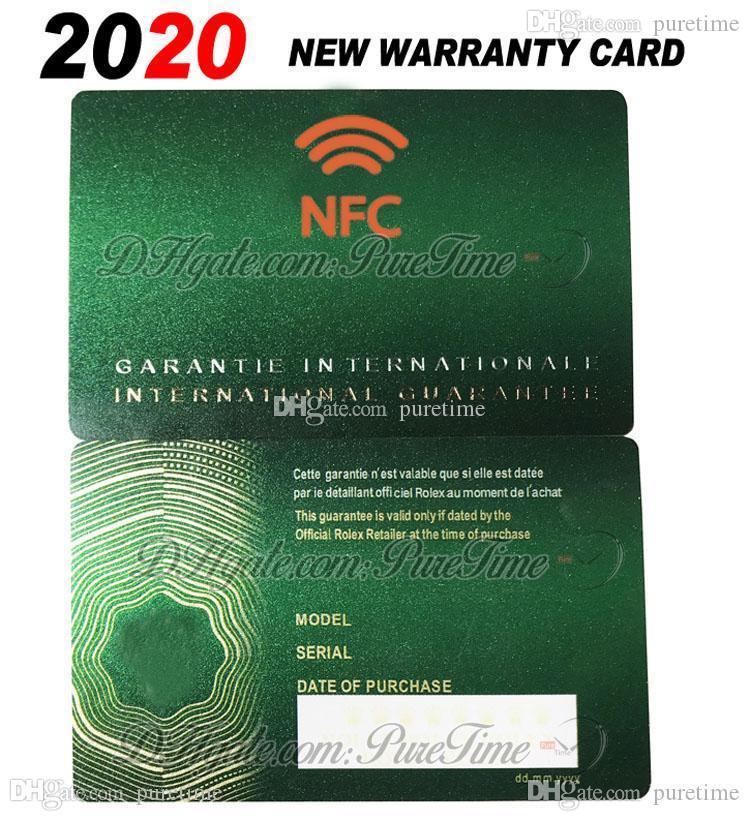 

2020 New Watch Green International Warranty Card Customize NFC Features 2021 New Styles Best Edition 116610 116500 126710 126660 Puretime c3