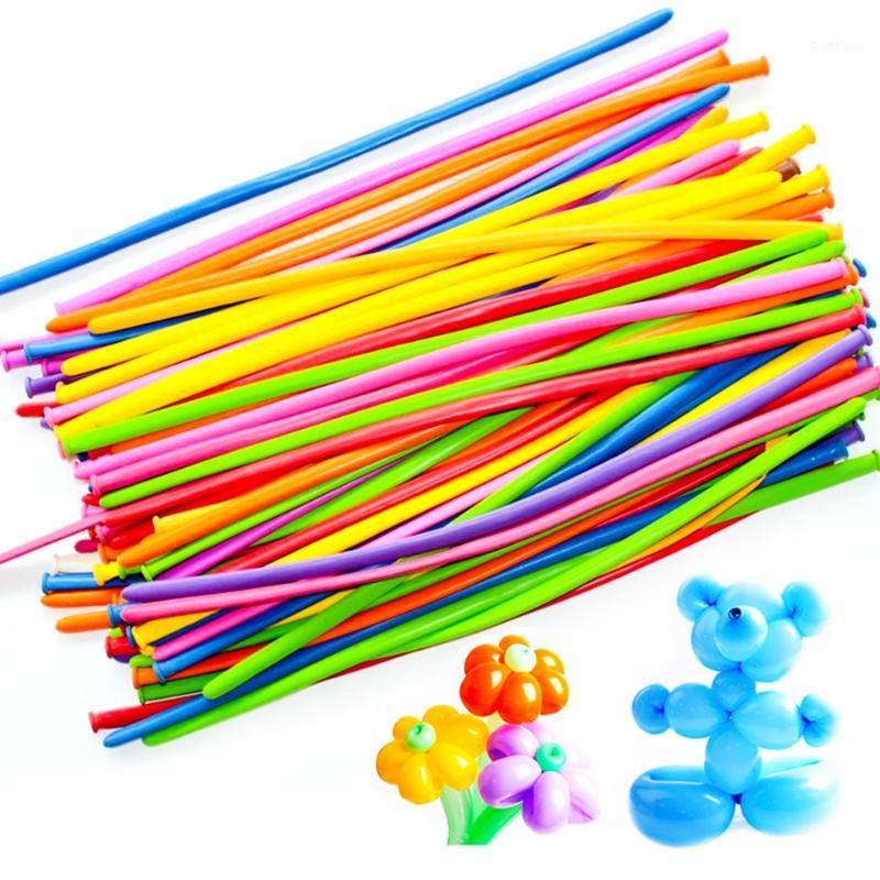 

100pcs 50Pcs Long Magic Balloon Weaving Balloon DIY Birthday Party Decoration Color Wedding Ceremony Decorations GYH1