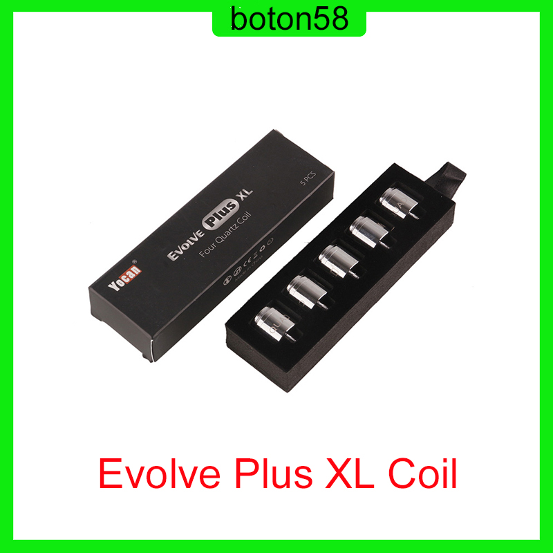 

Evolve Plus XL Wax QUAD Coil Quad Quatz Rod Coils With Coil Cap For Evolve Plus XL Dab Pen Kit 0266167-1