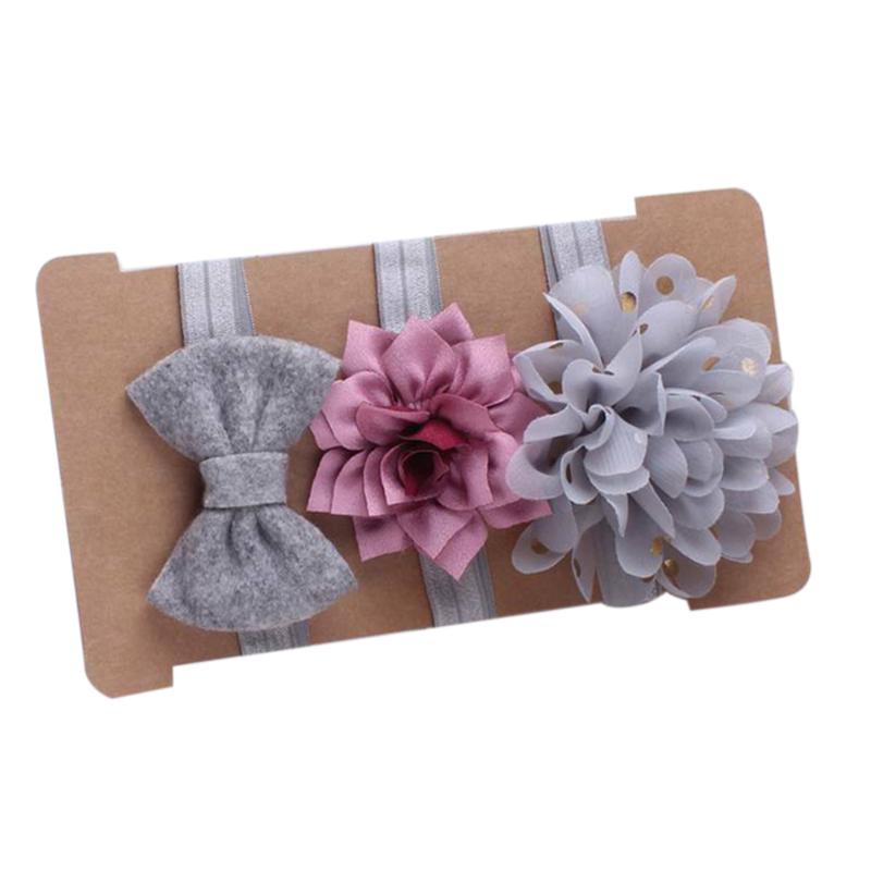 

Baby Hair Band Three-piece Suit Photo Hair Accessories Baby Elastic Headband
