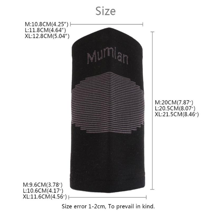 

A Pair of Elbow Brace Compression Sleeve Elbow Sports Pads for Women Men, Black