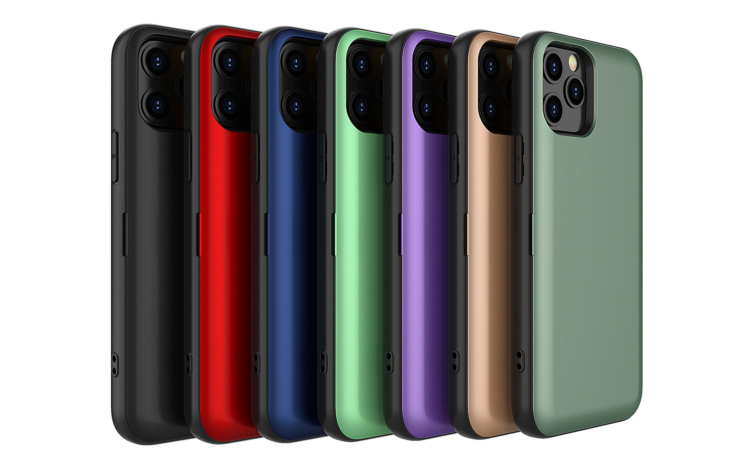 

Hybrid Dual layer Mirror Stand Card Slot Case For iPhone 12 Pro Max 11 Pro XR XS Max X 8 7 6 Plus