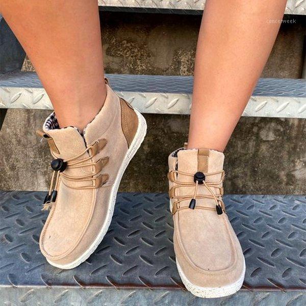 

Women ankle boots low heels shoe autumn vintage warm wedges shoes plus size gladiator short booties woman mujer zapatos D21981, Beige