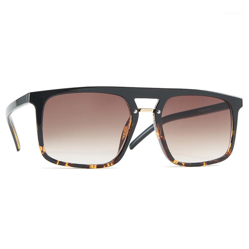 

Unisex Square Sunglasses Men Luxury Double Beam Eyeglasses Women for Outdoor Club Shades Vintage Summer Gafas 2171DF1