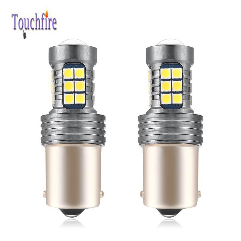 

2PCS P21W 1156 T20 W21W WY21W T15 W16W Canbus LED Car Bulb 2600Lm 3030smd Reverse Brake Light Dropshipping, As pic
