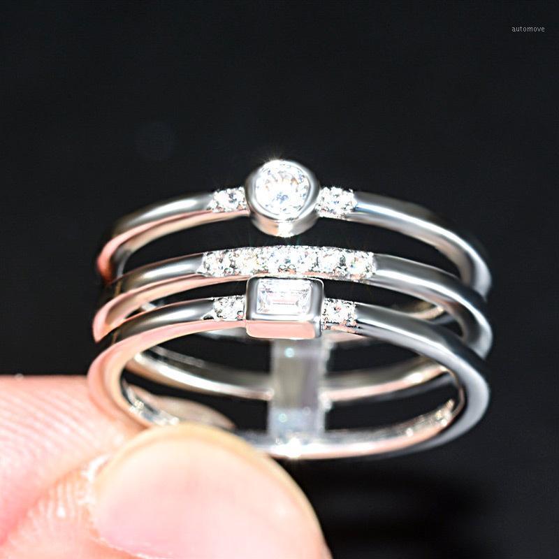 

Fashion Women Ring Finger Jewelry Rose Gold /white /Gold Color Rhinestone Crystal Opal Rings 6/7/8/9/10 Size Hot Sale CRL10991