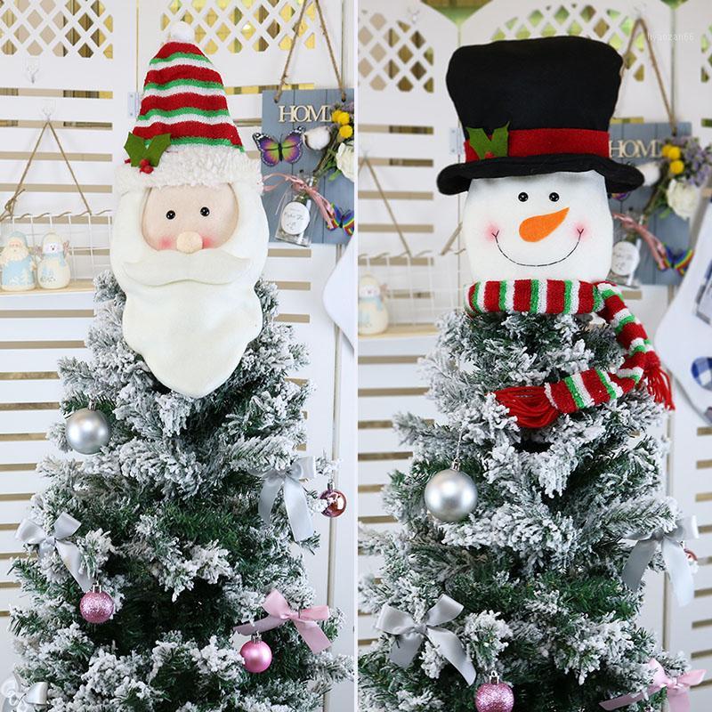 

Christmas Tree Topper Snowman Dolls for Xmas Holiday Winter Wonderland Party Decoration Ornament Supplies XHC881