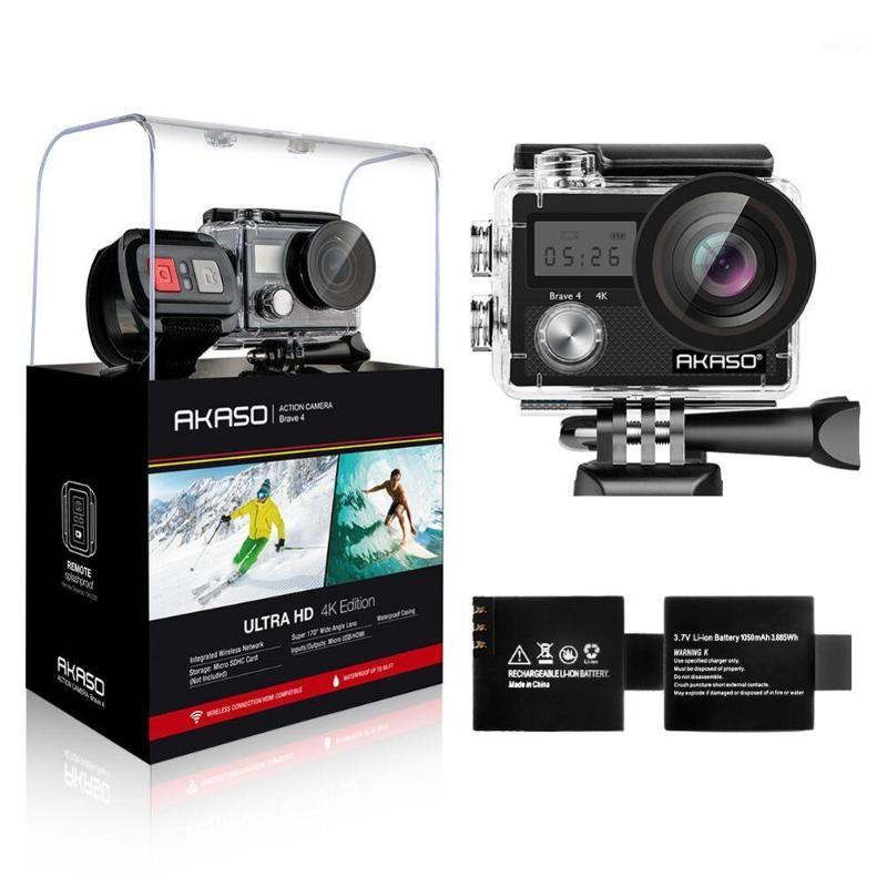 

AKASO 4K 20MP Ultra HD Action Camera Brave 4 2'' WIFI EIS Underwater Waterproof Remote control Action Cam Helmet Sport Camera1