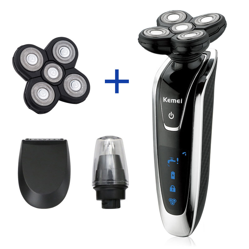 

rechargeable electric shaver razor men shaving machine 5D trimer washable barbeador face care afeitadora beard shaver