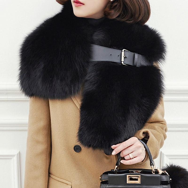 

Fur scarf fur shawl scarf winter new style fashionable and warm real