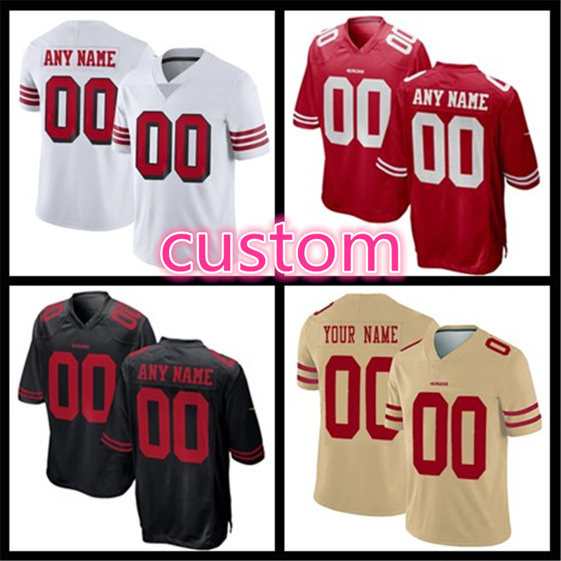 

custom 19 Deebo Samuel Raheem Mostert Football Jersey Deebo Samuel Ronnie Lott DeForest Buckner Joe Staley Ricky Watters Hurd NaVorro Bowman