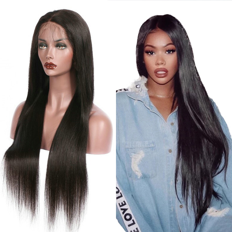Costume Accessories Glueless Straight Lace Front Wigs Natural Color Synthetic Long Lace Part Wigs Heat Resistant Fiber Hair Lace front Wig-image-749168455