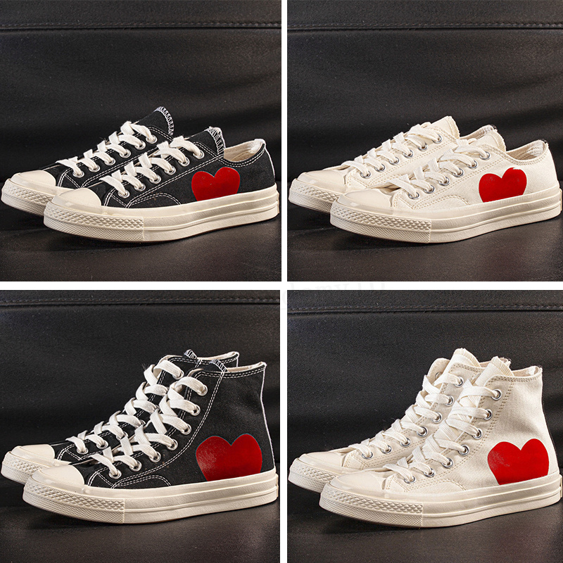

Mens Commes Garcons Play Chuck 1970 Casual Shoes For Girl Tayler Vulcanized Sneakers Boy Skateboarding Womens Skate Size 35-44 sk02