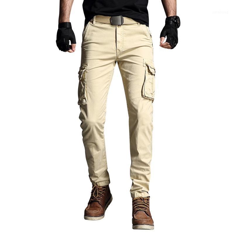 

Multi-pocket Tactical General Sports Pant Loose Casual Men's Pants Plus Size Fashion Camping Climbing Tooling Long Pant1, Khaki