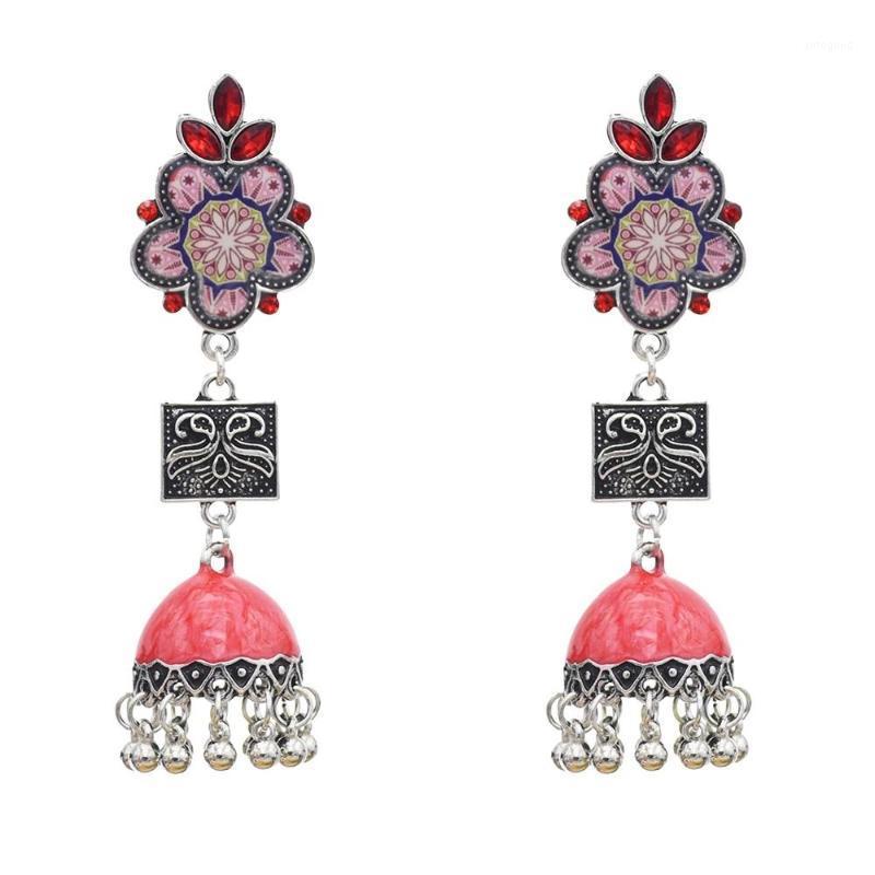 

Dangle & Chandelier Fashion Bohemian Afghan Vintage Colorful Small Bells Long Tassel Drop Earrings For Women Wedding Bridal Jewelry1