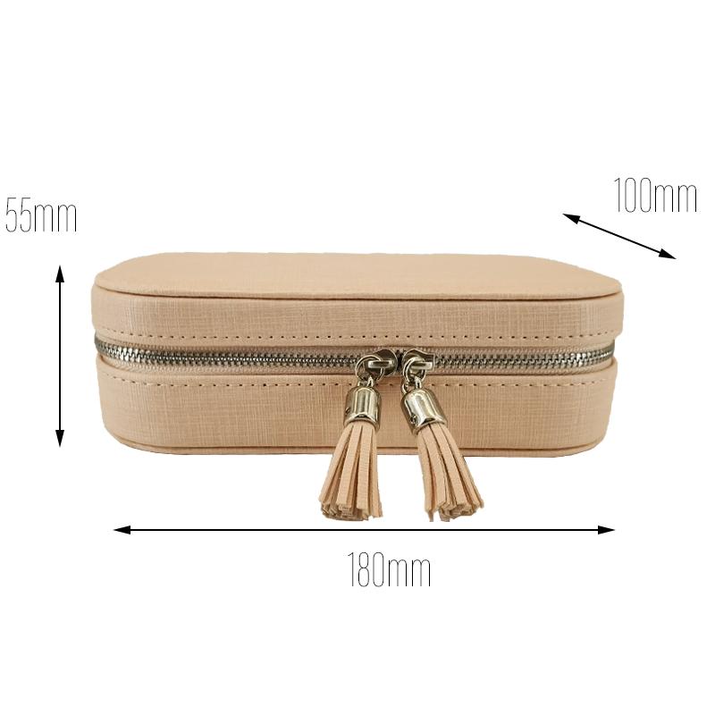 

Jewelry Pouches, Bags Leather Storage Box Korean Earring Ring Flannel Makeup Organizer Jewlery Boxes