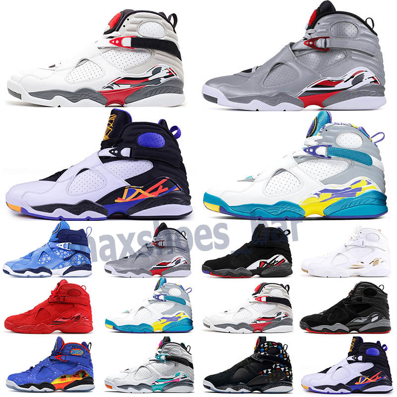 

wholesale 2021 8 Valentines Day 8s Basketball Shoes South Beach Reflective Bugs Bunny White Aqua Playoff Chrome Countdown Pack Men Sneakers 40-47, 14 raid 40-47