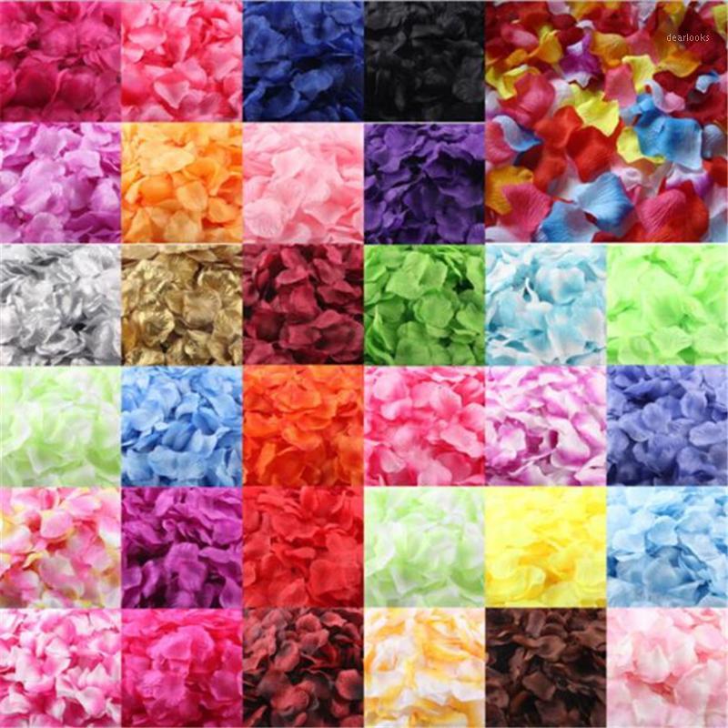 

1000pcs Silk Rose Petals Artificial Flower Wedding Favor Bridal Shower Aisle Vase Decor Confetti Dec1 Extraordinary1