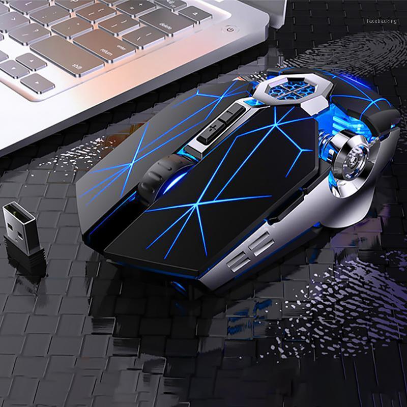 

LED Backlit Gaming Mouse Home Office Rechargeable Computer Laptop 2.4G Wireless Mouse 1600DPI1
