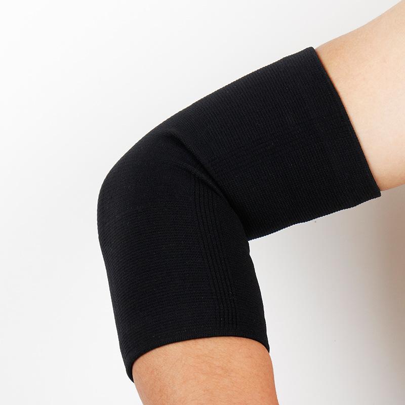 

Hot 1Pcs Nylon Sport Elbow Pad Cycling Basketball Arm Sleeve For Men Women Absorb Sweat Sport Basketball Arm Sleeve Elbow Brace, Black