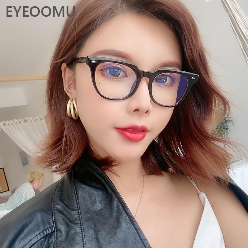 

EYEOOMU New Computer Eyeglasses Women Blue Light Blocking Glasses TR90 Frames Men Radiation Protection Eyewear Optical Spectacle1