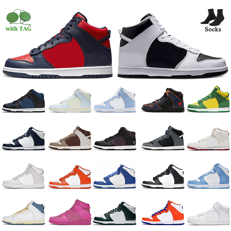

2022 New Authentic SB High Sup By Any Means Running Shoes Red Navy Dream Team Project Unicorn Aluminum Fragment Bejing Dark Grey Mens Traine