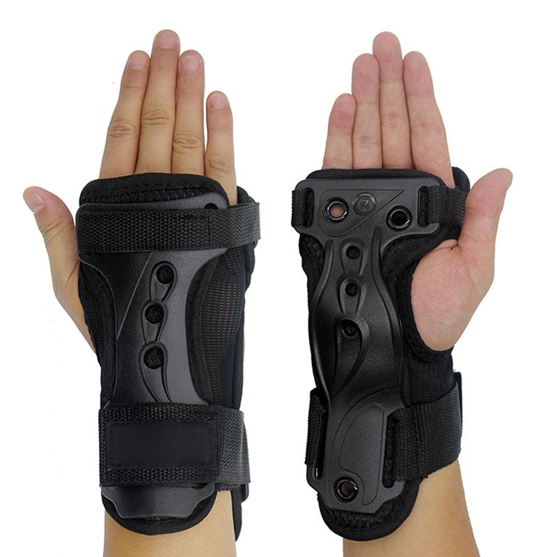 

Ski Gloves 1 Pair Adjustable Wrist Guards Support Protective Gear Glove Winter Warm Snowboard Cycling Guard Pad Brace