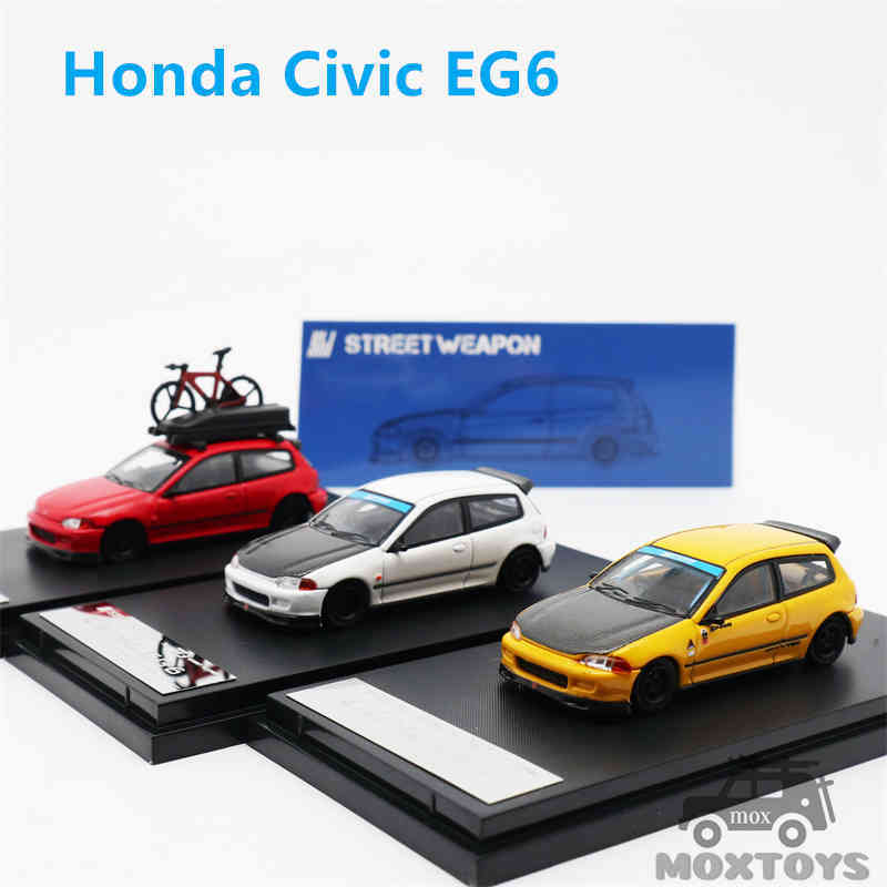 

Street gun, die cast car model, Honda Civic EG6, 1:64