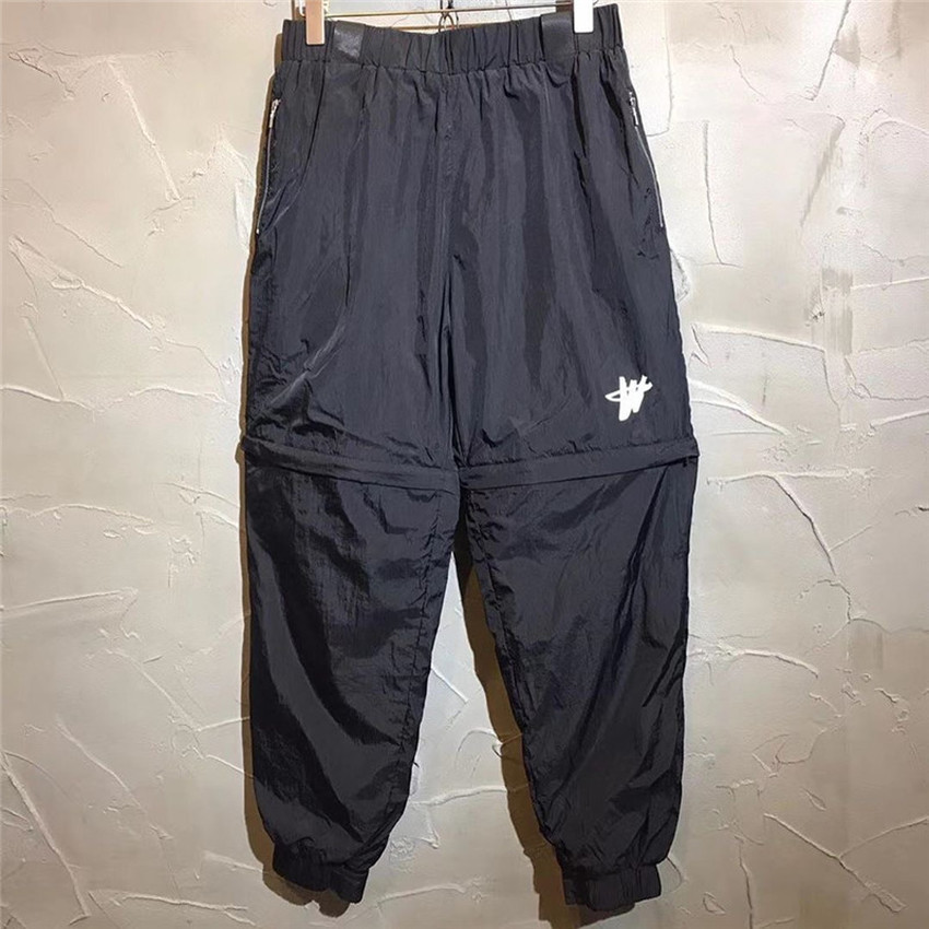 

2021 New Removable We11done Pants Men Women 1:1 High-quality Welldone Trousers Casual We11 Done Sweatpants Z26y