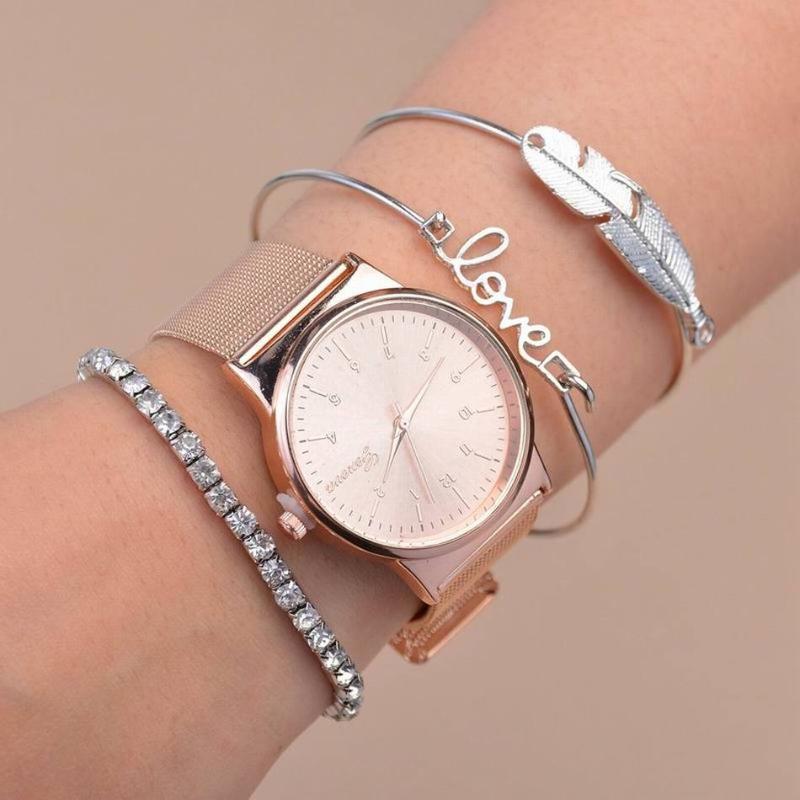 

Bohemia Retro Bracelets Women silver color Feather Letter Hollow Simple Adjustable Chain Bracelet Women Party Wedding Accessorie