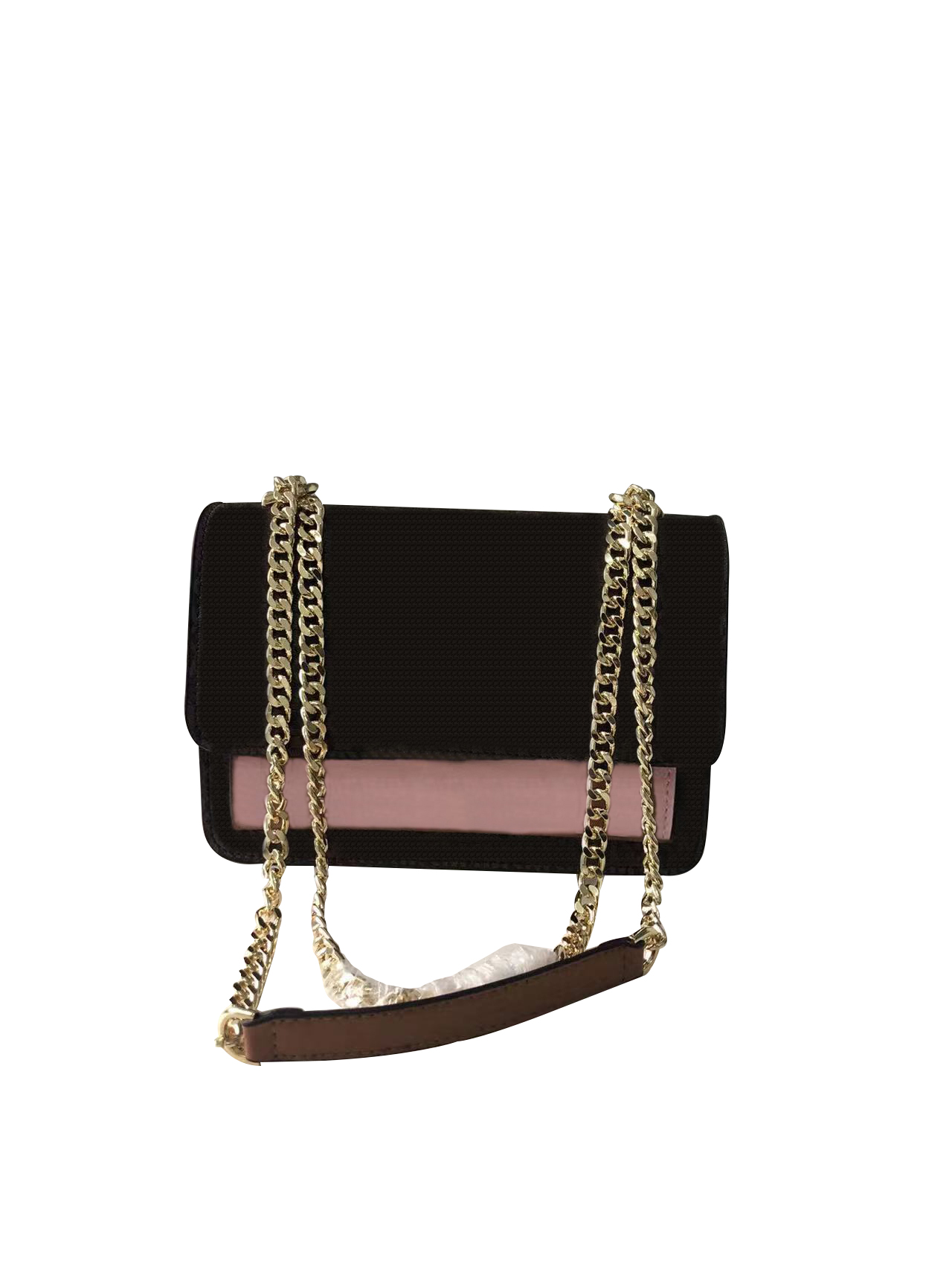 

Designer handbagswomen's bag Presbyopia colorblocked shoulder crossbody flap chain organ messenger bag new Multicolor optional with box, Paper bag