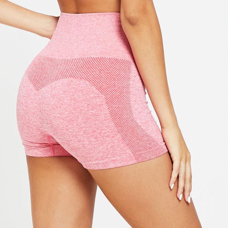 

Women' High Waist Shorts Lady Fitness Seamless Workout Running Yoga Shorts Lady Fitness Leggings Female Gym Leggings1, Pink