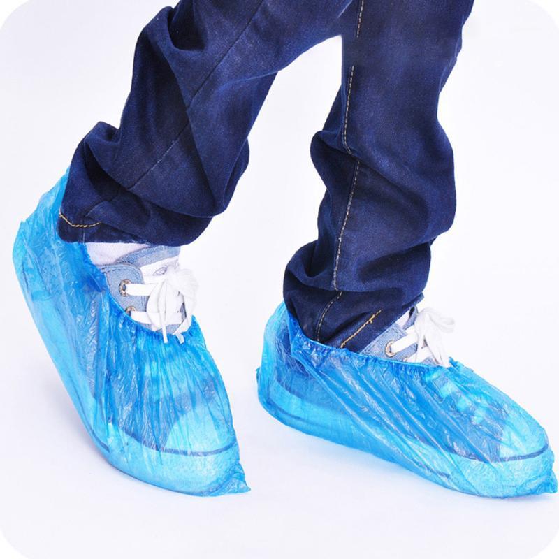 

100PCS Disposable Boot Shoes Covers Indoor Protect Home Floors Outdoors Water Resistant Cover1
