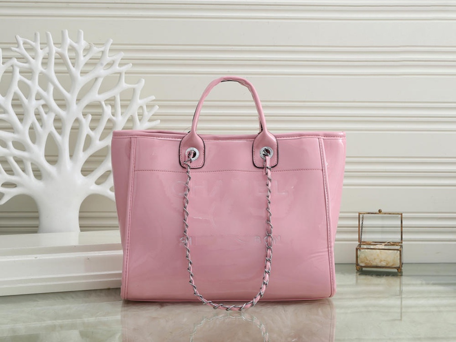 

Patent Women New Leather Luxury Bags Decoration Quality High B2 Letter Designer Totes Channel Shopping Shoulder Handbags Iapxd, Red;black