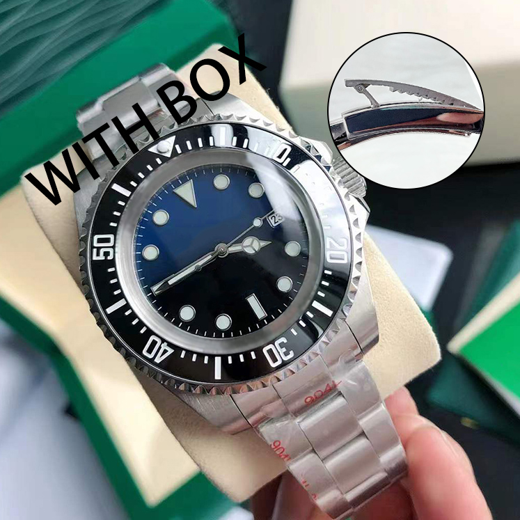

caijiamin montre de luxe 44MM Men Automatic high quality Watch Silver Strap Black Stainless Mens Mechanical Wristwatch 5ATM waterproof Super luminous watches, Tool