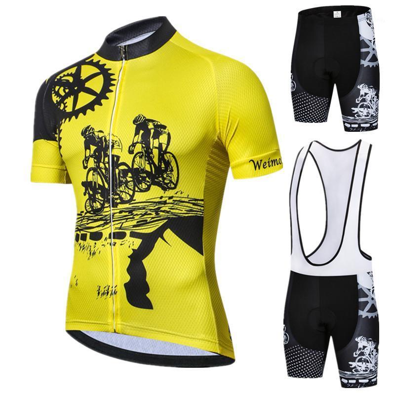 

Weimostar Pro Team Bicycle Cycling Clothing Men Summer Short Sleeve Cycling Jersey Set Mountain Bike Clothing Roupa Ciclismo1, Color 2