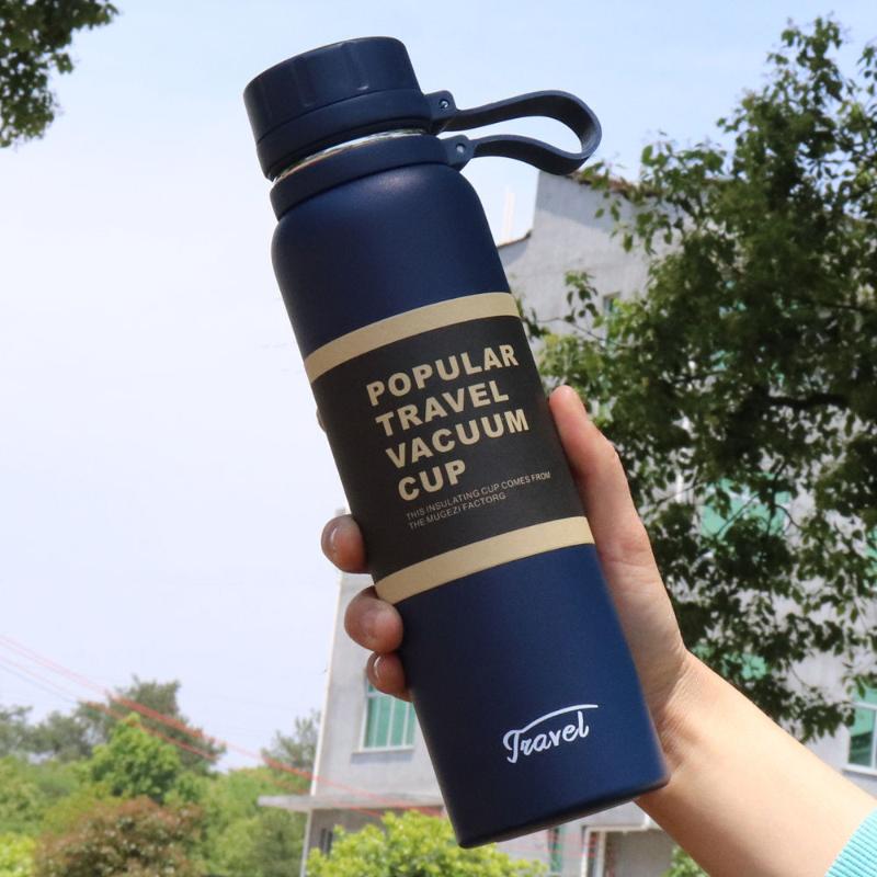 

1100ml/850ml/650ml Double Stainless Steel Sport Vacuum Flask Outdoor Climbing Fitness Thermal Bottle Coffee Insulation Cup
