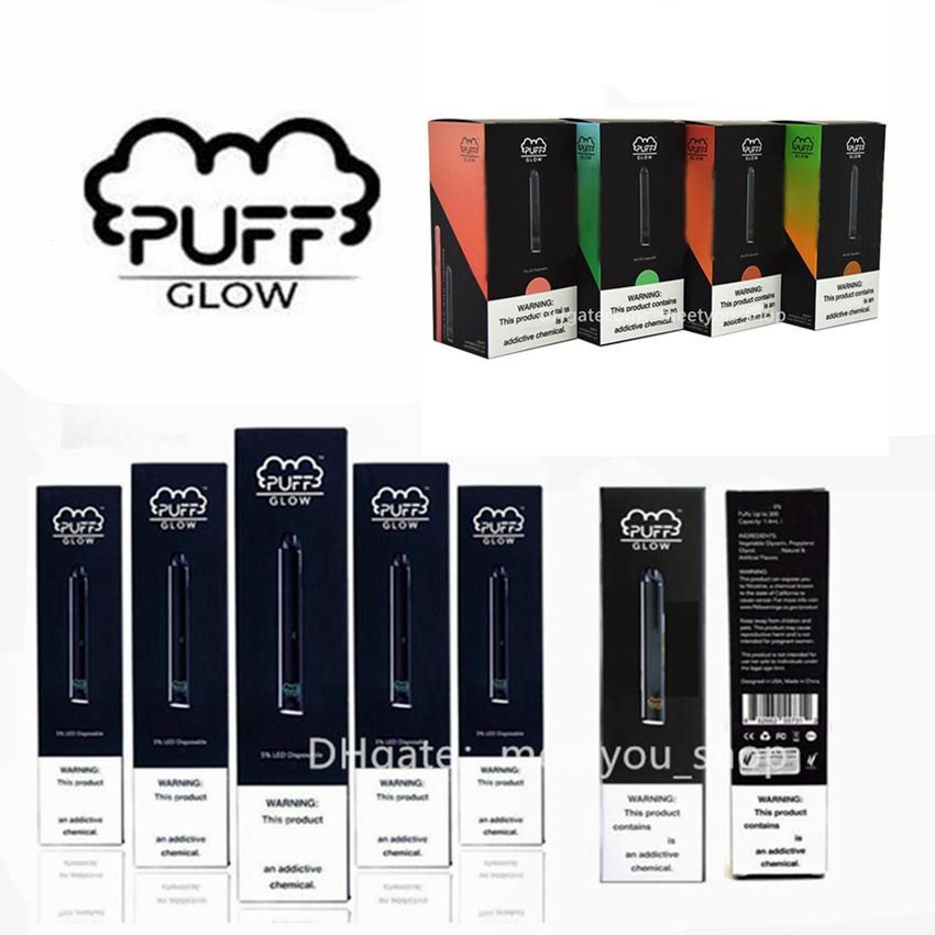 

New 2021 PUFF GLOW PUFF XXL bars Disposable vape Device Pods Pre-filled Light Starter Kit Quality assurance of factory direct selling