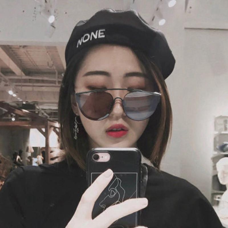 

2021 Classic Oval Pink Women Cateye Sunglasses Female Vintage Luxury Plastic Brand Designer Cat Eye Sun Glasses UV400 Fashion