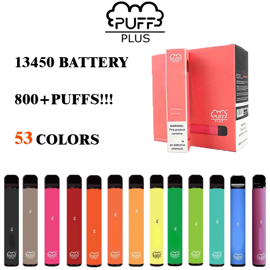 

83Colors PUFF BARS PLUS 800+Puff Disposable Pod Cartridge 550mAh Battery 3.2mL Pre-Filled Vape Pods Stick Style e Cigarette Puff Plus