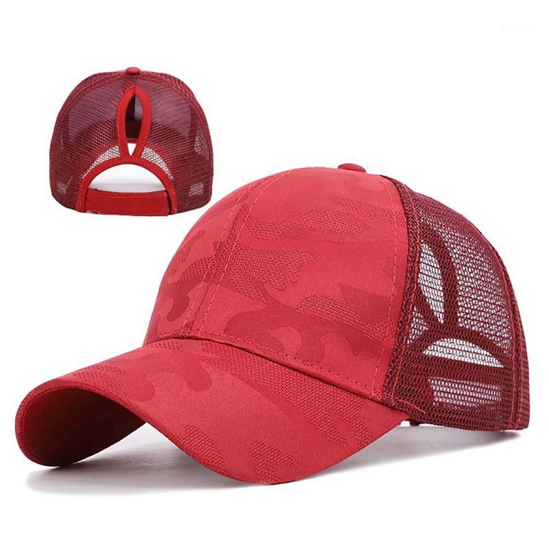 

Sunshade Breathable Cotton Baseball Cap Ponytail Outdoor Sports Adjustable Back Closure Hat Without CC Mark1, Qj2084mc