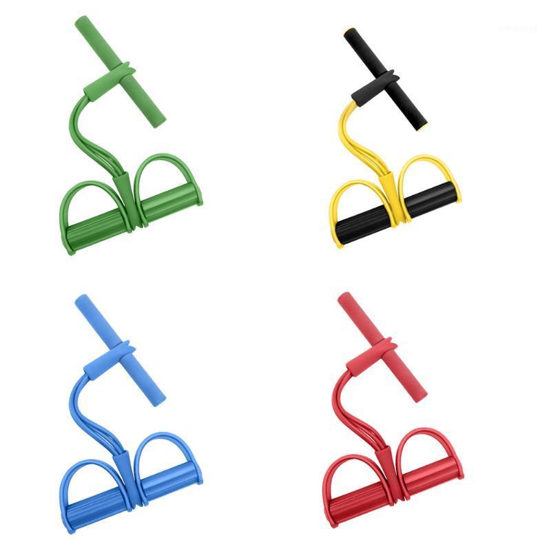 

Fitness Gum 4 Tube Resistance Bands Latex Pedal Exerciser Sit-up Pull Rope Expander Elastic Bands Yoga equipment Pilates Workout1