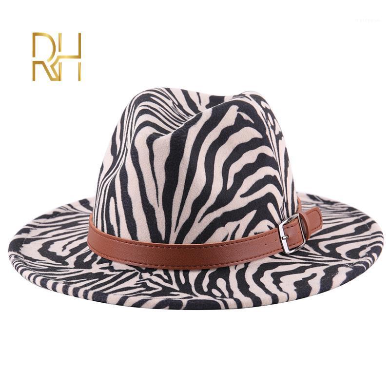 

Women Men Wool Fedora Hat With Leather Ribbon Elegant Lady Winter Autumn Wide Brim Jazz Panama Top Formal Cap RH1, Army green