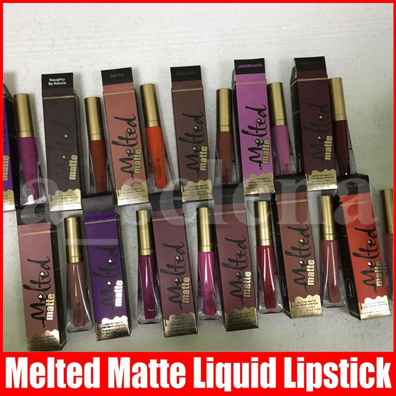 

Lips Makeup Lip Gloss Melted Matte Limited Edition Lipsticks Lipgloss Liquified Matte Long Wear Liquid Lipstick, Mixed color
